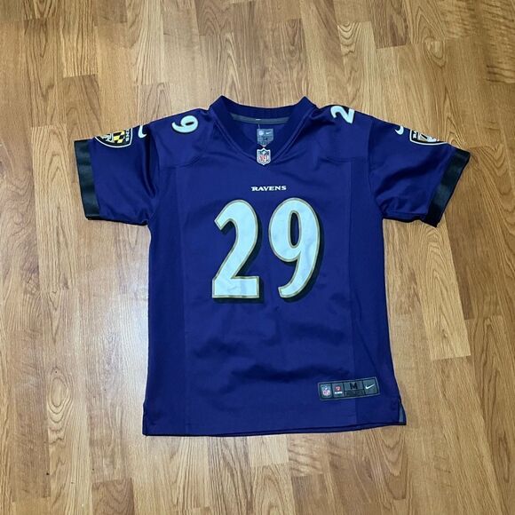Baltimore Ravens Earl Thomas  Football Jersey by Nike Boys Size: Medium (10-12) - Picture 1 of 3